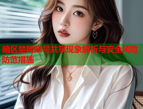 暗区禁网账号共享现象解析与安全风险防范措施  第1张