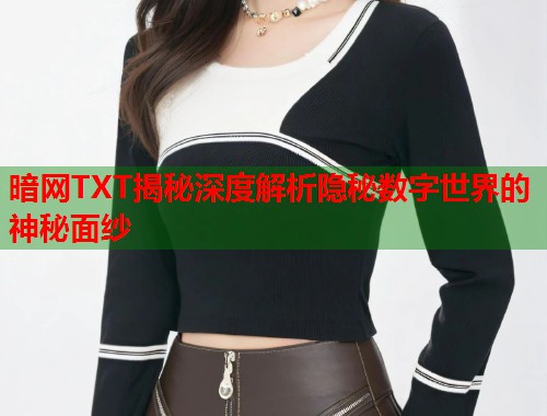 暗网TXT揭秘深度解析隐秘数字世界的神秘面纱  第1张