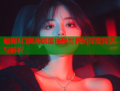 暗网λ口揭秘咖里神秘世界的深度探访与解析  第2张