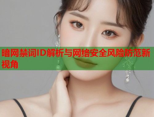暗网禁词ID解析与网络安全风险防范新视角  第2张