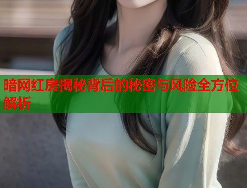 暗网红房揭秘背后的秘密与风险全方位解析  第1张