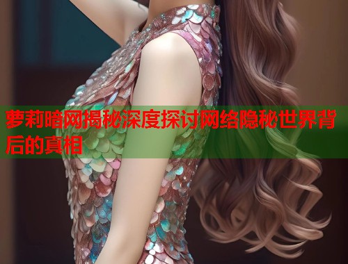 萝莉暗网揭秘深度探讨网络隐秘世界背后的真相  第1张